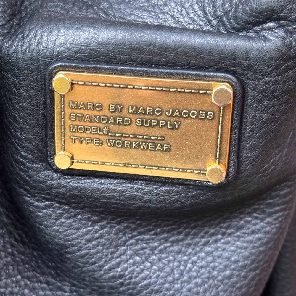 Marc By Marc Jacobs Black Leather Tote